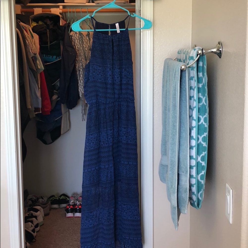 Long hi low hem dress